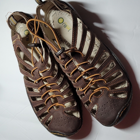 JAMBU women's Brown stappy Water shoe Hiking Sandal, size 8 excellent condition - Picture 2 of 7